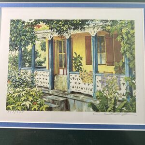 Molinero Signed Limited Edition print, matted and framed